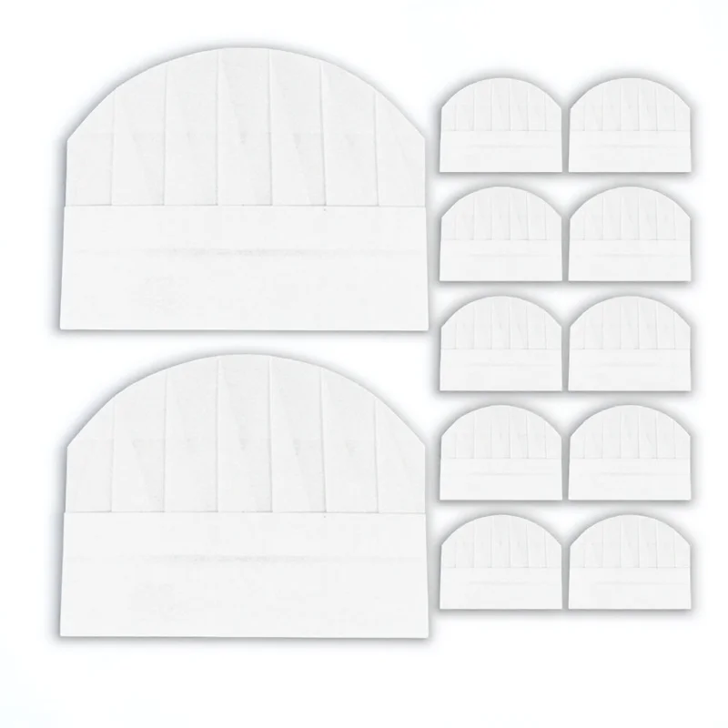 12 stuks koksmuts papier lichtgewicht wegwerp kookhoeden voor keukenwerken uniform eenvoudige ademende kleine petten