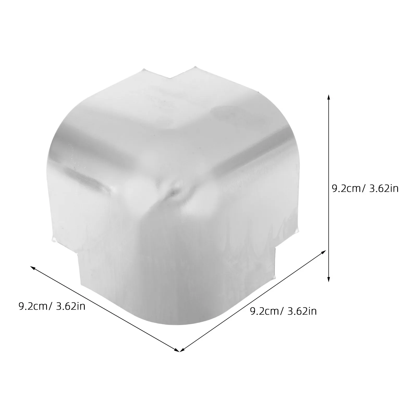 2Pcs Truck Edge Protectors Reinforced Aluminum Corner Guards for Refrigerated Body Cargo Load Metal Wrap Shipping Container