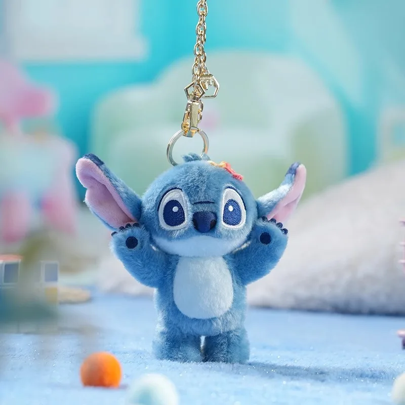 

Мягкий плюшевый брелок Disney Lilo and Stitch, милая мультяшная подвеска для сумки, декоративная игрушка