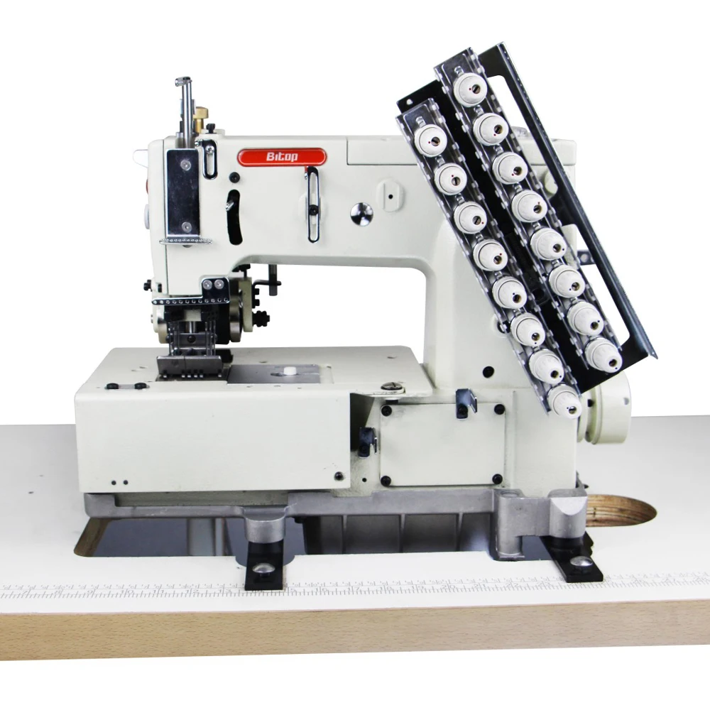 

Multi Needle Waistband Flat Bed Chain Stich Sewing Machine Industrial