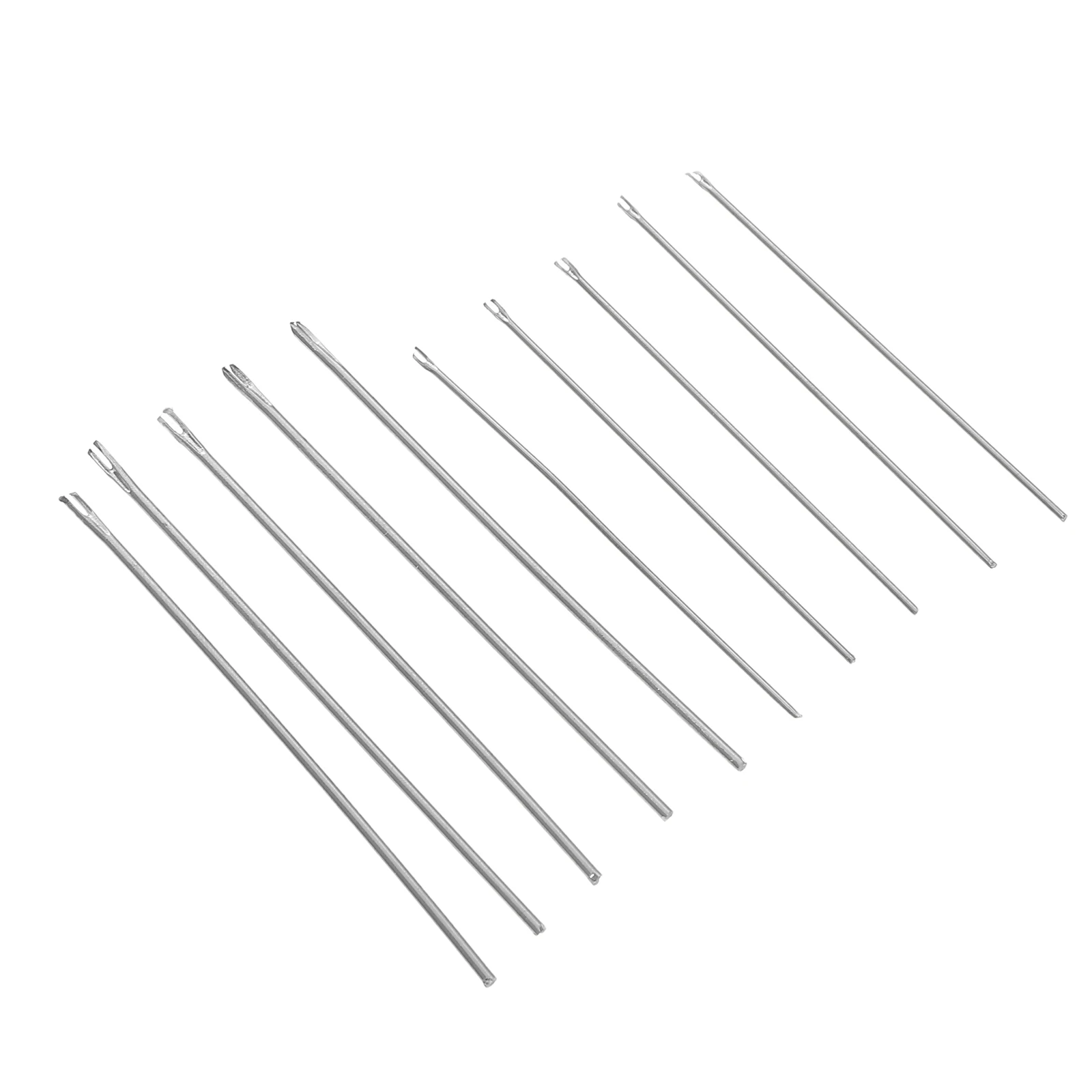 

10pcs Hair Rooting Tool 0.6mm 0.8mm Silver Metal Supplies Repair DIY Craft Accessories Rerooting Crochet Needles