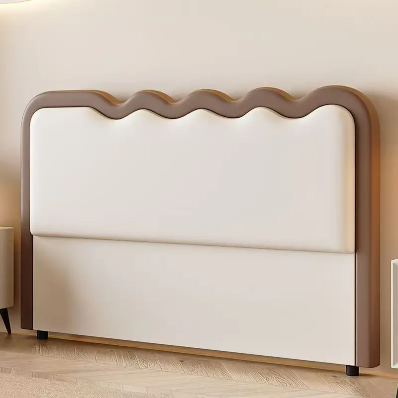 Luxurious Solid Wood Upholstered Headboard Freestanding Bedhead Board with Large Backrest Soft Pack Bedhead Bag for Comfortable