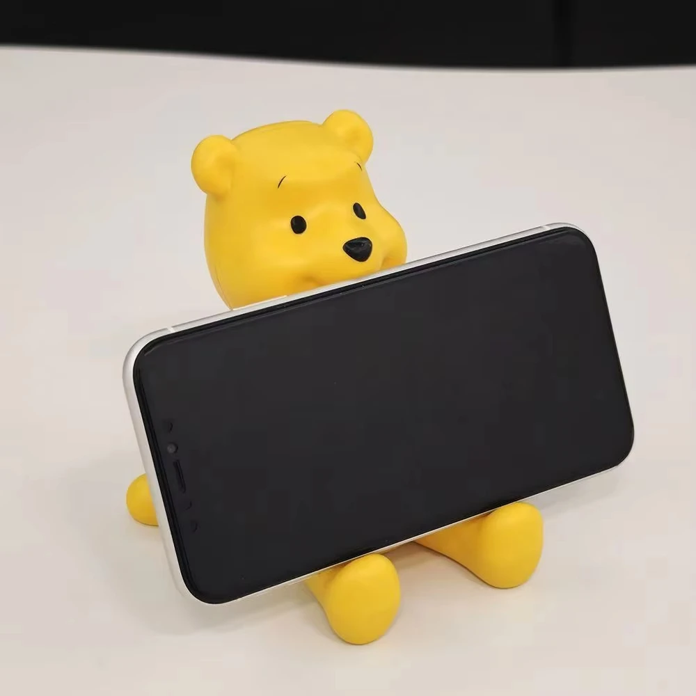 أنيمي بوه الدب حامل هاتف الكرتون مكتب ديكور مع حامل هاتف غرفة ديكور Kawaii فتاة هدية لمحبي