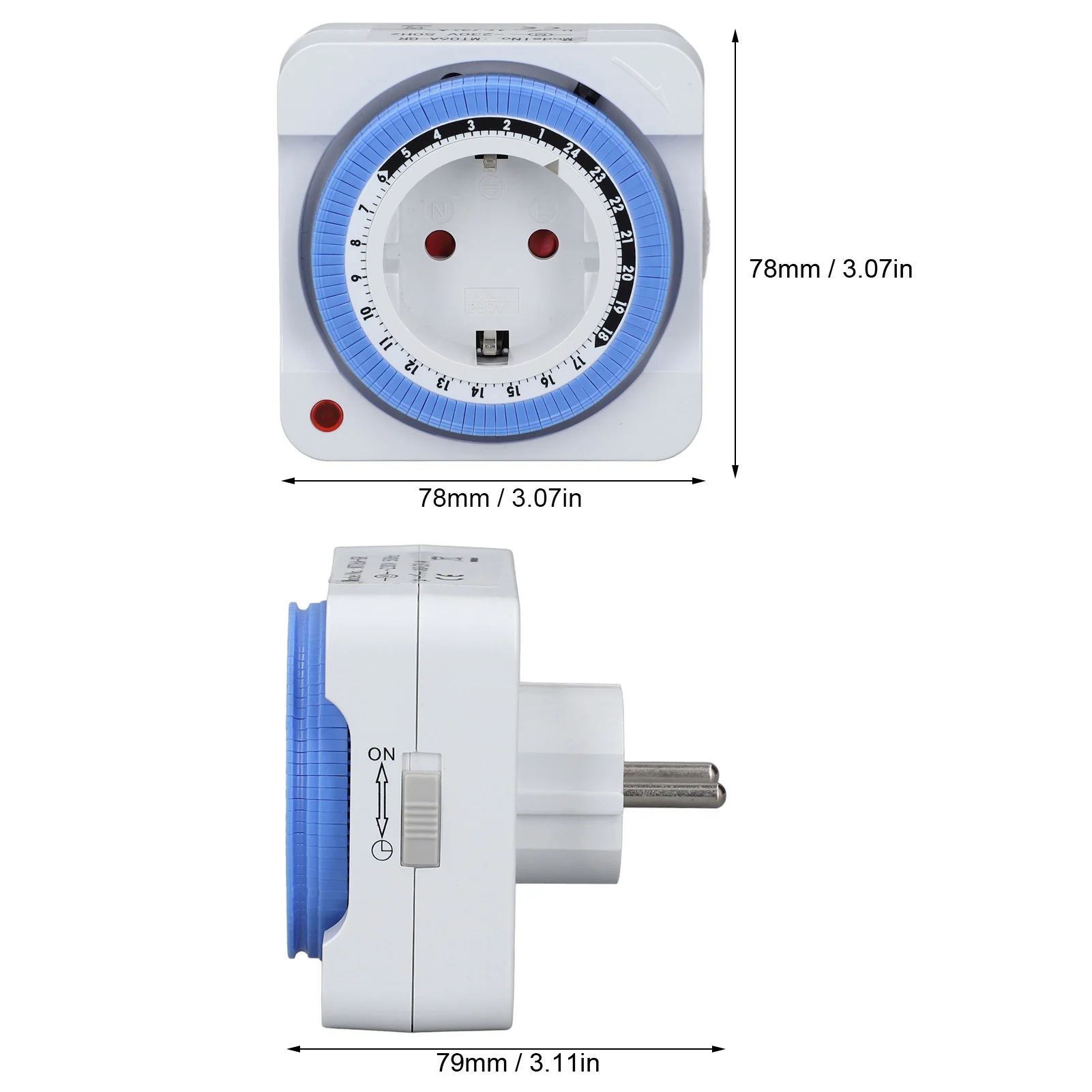 Timer  Outlet Timer  Socket Timer  Socket Automatic Timing Light Outlet 24 Hour Mechanical Plug in Controller