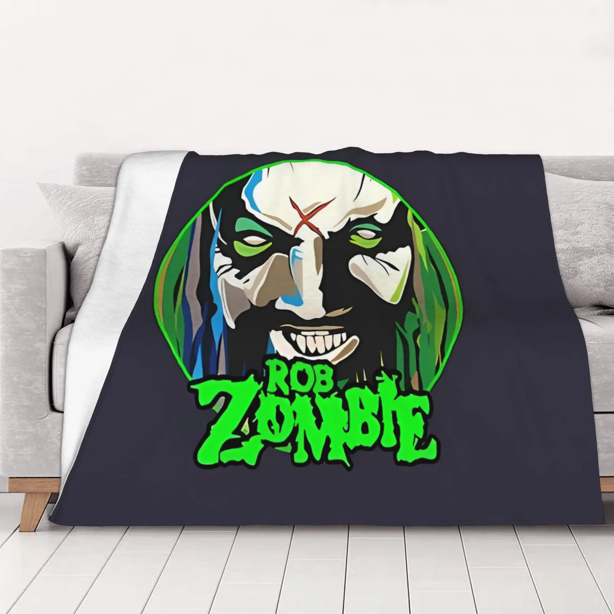 1PC home Cute Room Decor Secret Rob Zombie Blanket Throw Blanket New the robzombie Novelty Warm Blanket All Season