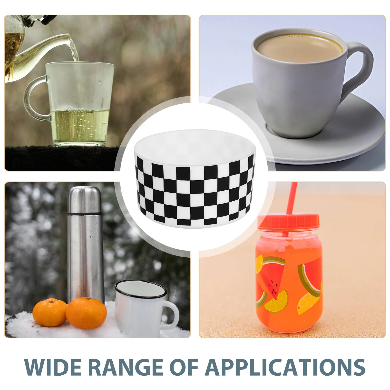 Silicone Water Bottle Bottom Sleeve Cover Boot for Tumbler Cup Bottle Bottom Protector Easy Clean Non Deformable Bumper Boot