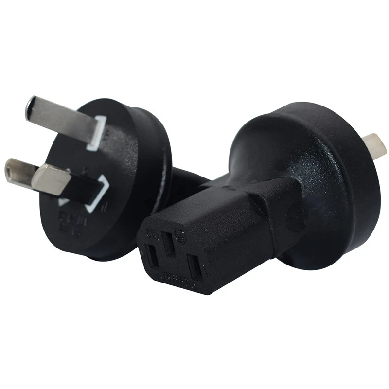 1szt IEC320 C13 C5 C7 do AU UK EU US Convert Connector European Australia America 5-15R to C14 C5 C7 C13 Adapter Socket Plug