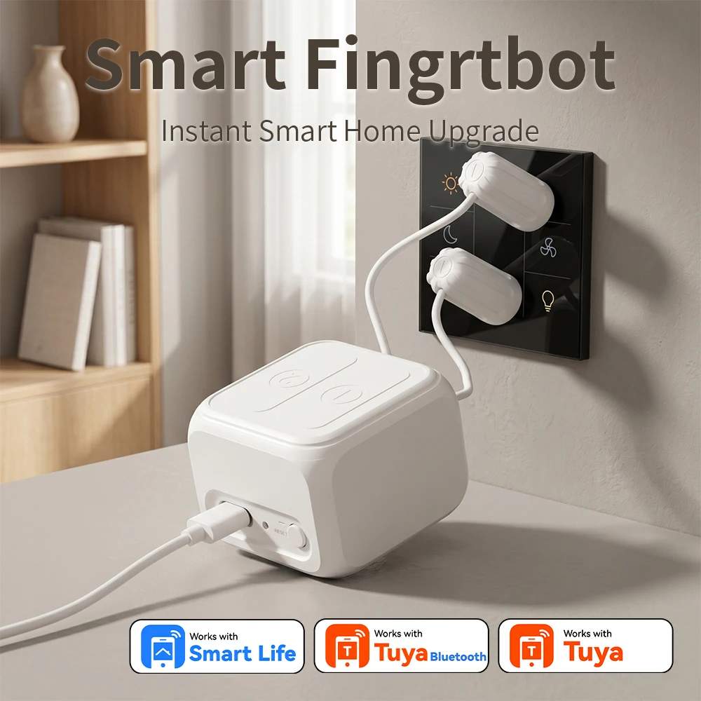 Smart Home Japan - ใช้งานร่วมกับ Tuya BLE Smart Fingerbot เครื่องกดปุ่มแบบชาร์จไฟได้