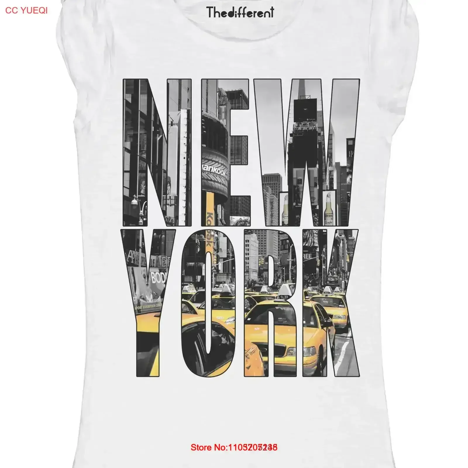 جديد إمرأة لهب يورك تاكسي فكرة مكتوبة تي شيرت خمر غسلها مصمم الملابس امتدت تنفس تنوعا خمر غسلها