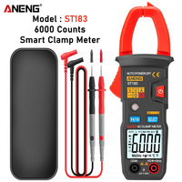 ANENG ST183 Digital Clamp Multimeter Ammeter Pliers AC Current DC/AC Voltage Tester Hz  NCV Ohm tools