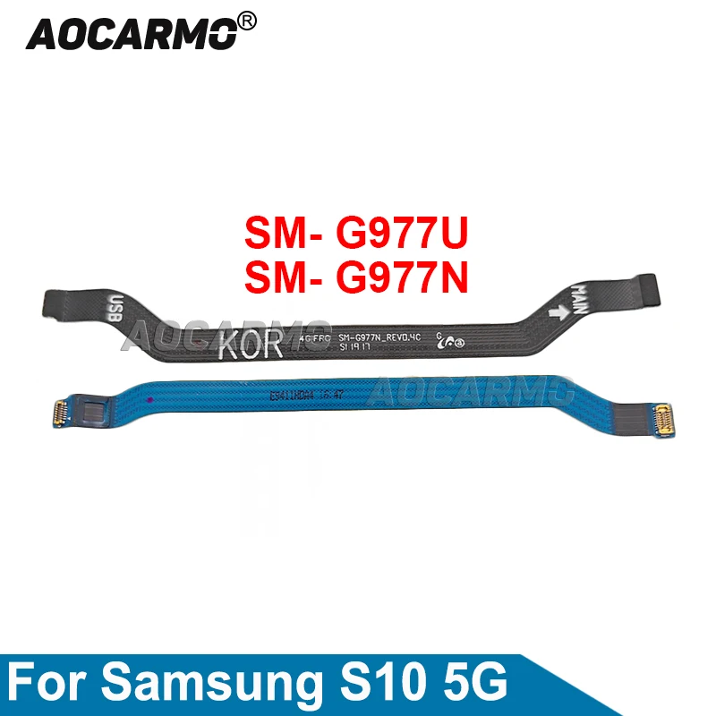 

Aocarmo для Samsung Galaxy S10 5G Lite G770F G977N G977U сигнальная Антенна гибкий и подключение материнской платы гибкий кабель Замена