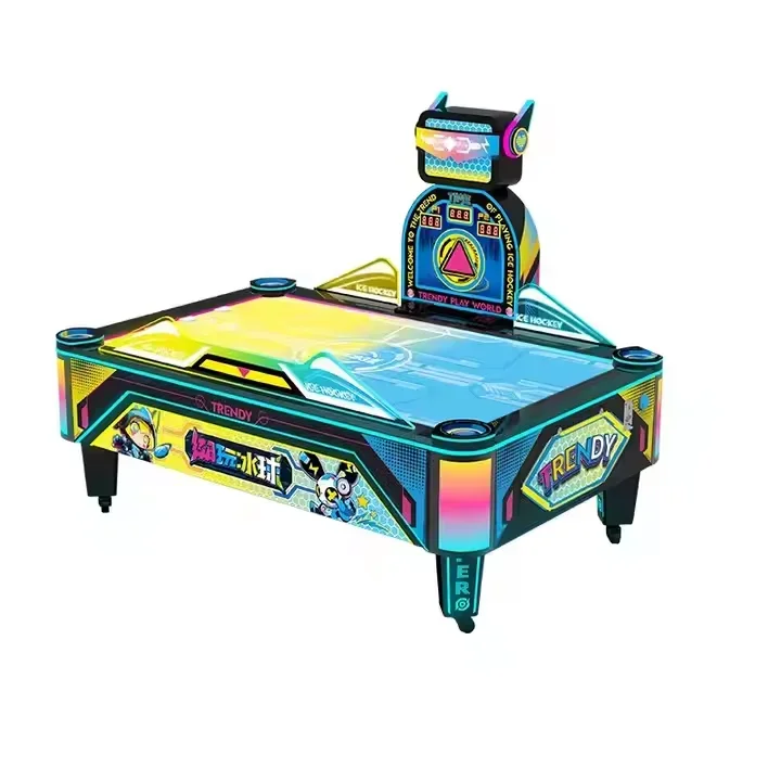 Coin Operated Starlight Hockey Air Hockey Arcade Game Machine Metal Acrylic Construction 110V/220V Voltage Electronic Scorer
