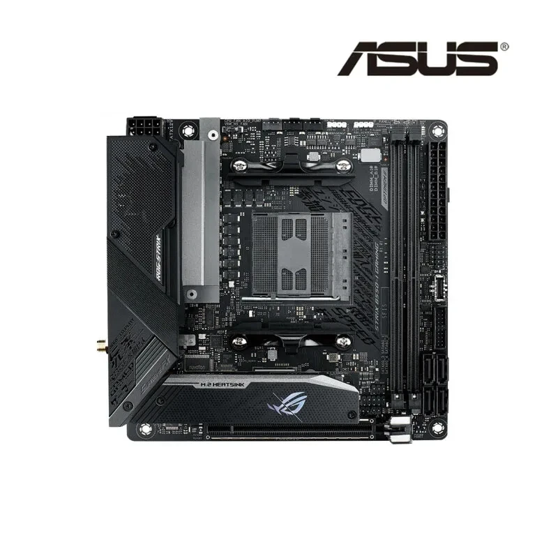 ASUS New ROG STRIX B550-I GAMING Wi-Fi 6 Mini ITX B550 2 x DIMM, Max. 64GB, DDR4 5100(OC) MHz  M.2 SATA Desktop Socket AM4 CPU