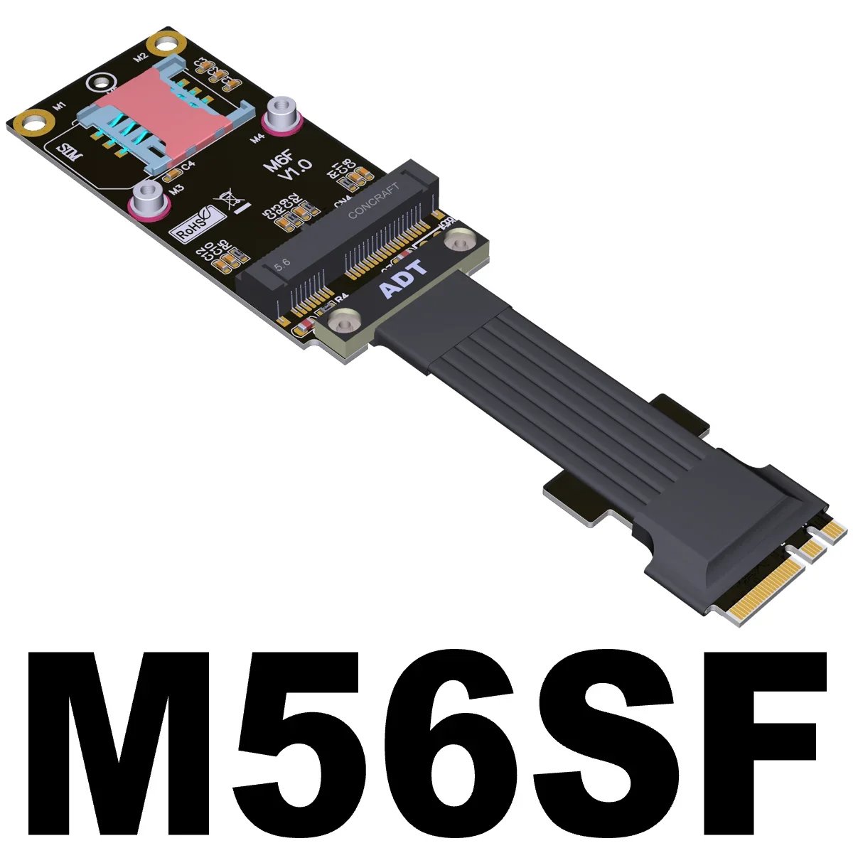 무선 미니 PCIe-M.2 키 A.E. 익스텐션 케이블, mPCIe 카드, M.2 A.E. 슬롯 익스텐션 어댑터 케이블, 풀 스피드 PCI-E 4.0 3.0