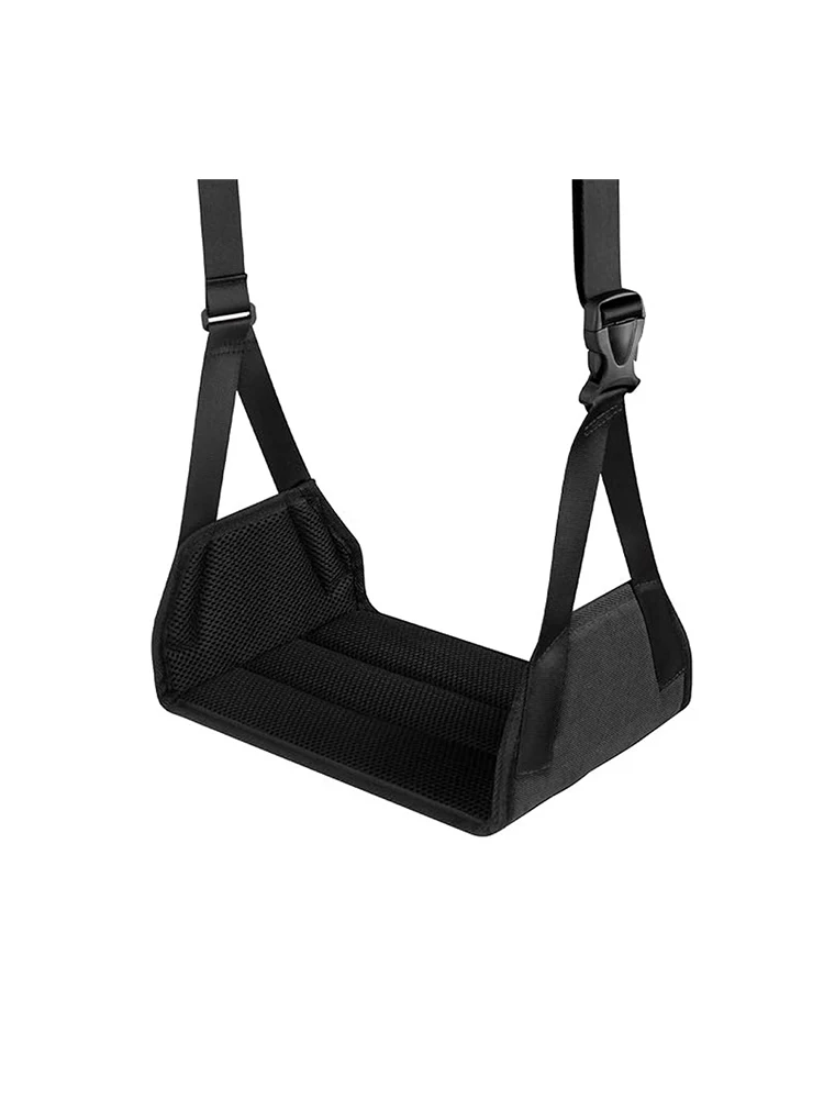 

1 шт. гамак для ног в самолете, регулируемая, идеальная или офисная подставка для ног для расслабления ног для дорожных аксессуаров, настольный гамак