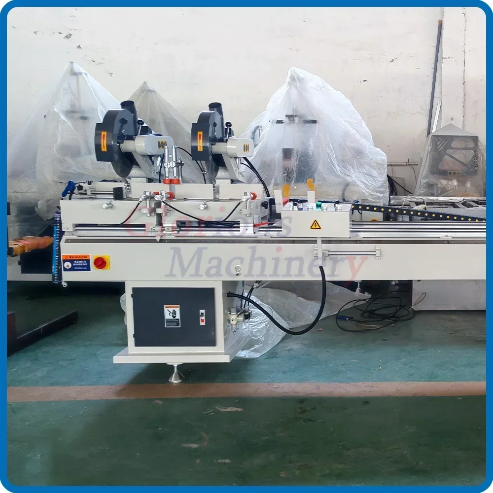 Glorious Double End Miter Saw Cutting Machine Aluminum Double Head for Door & Window Engine Core for Manufacturing Plant