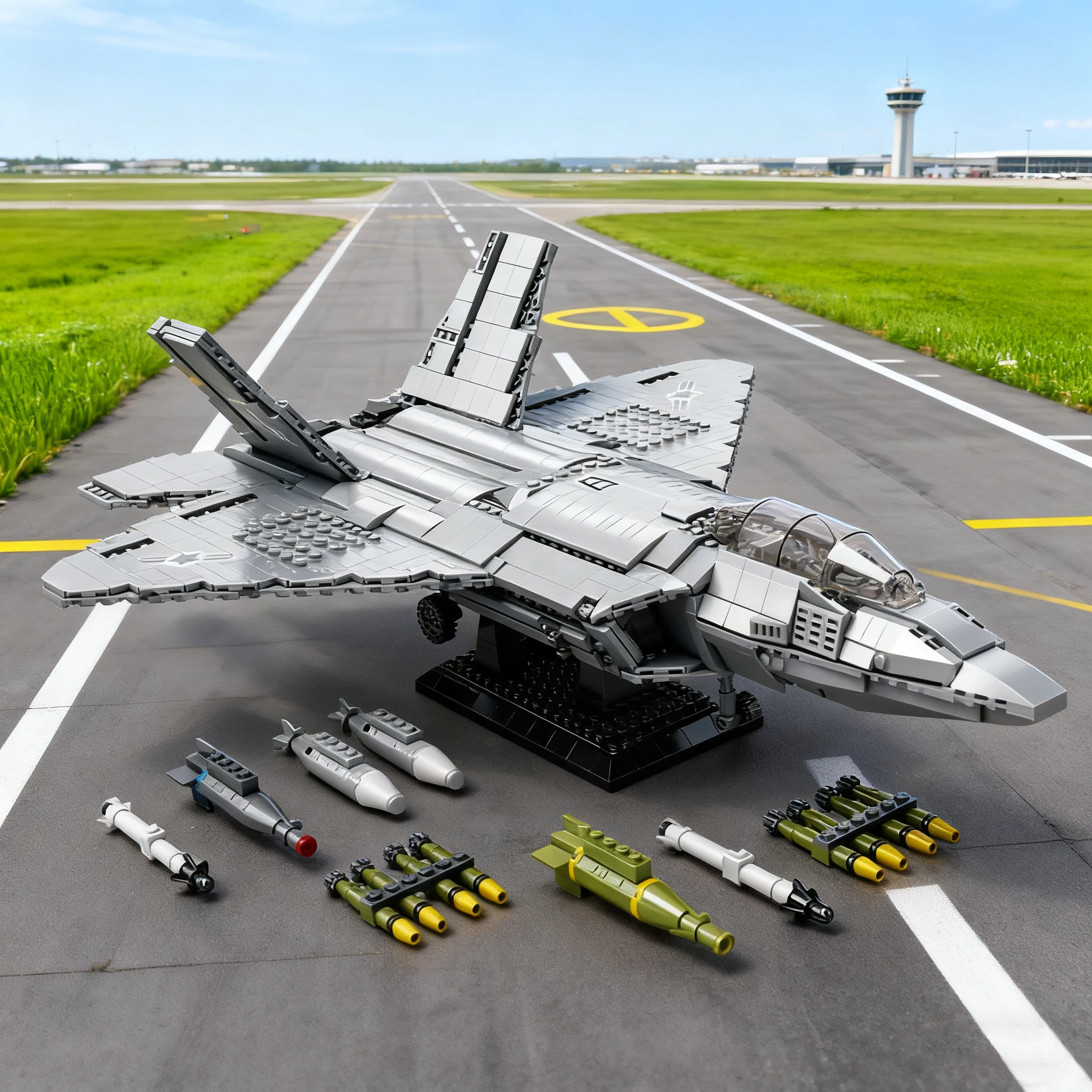 1729 pçs F-22 stealth lutador blocos de construção força aérea combate aeronaves modelo tijolos decoração desktop brinquedos diy para crianças presentes