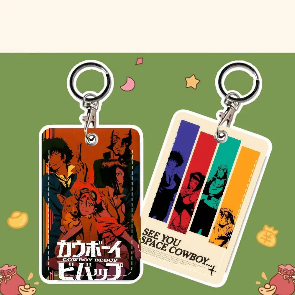 

Модный кожаный кошелек для карт Anime C-Cowboy B-Bebops, тонкий защитный чехол для удостоверений личности для офиса и школы