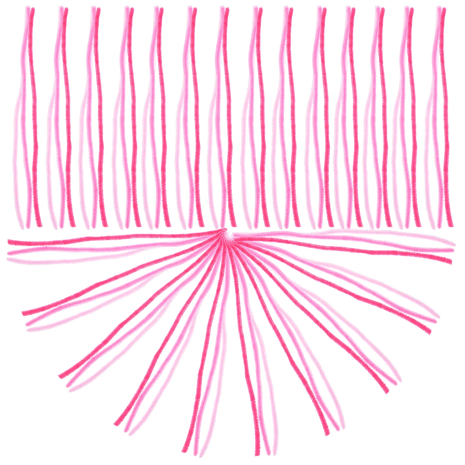 

100pcs Colorful Craft Stems Chenille Pipe Cleaners DIY Material Fuzzy Twist Rods Sculpture Making Supplies Multi Color