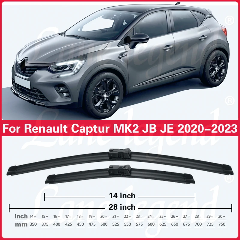 2pcs For Renault Captur MK2 JB JE 2020 2021 2022 2023 28\