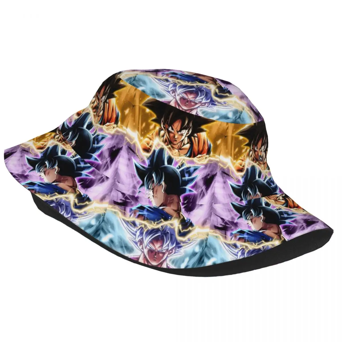 Teen Bucket Hats Dragon Ball Z Cartoon Anime Vocation Getaway Headwear Outdoor Fisherman Hats Boonie Hat Birthday Gifts
