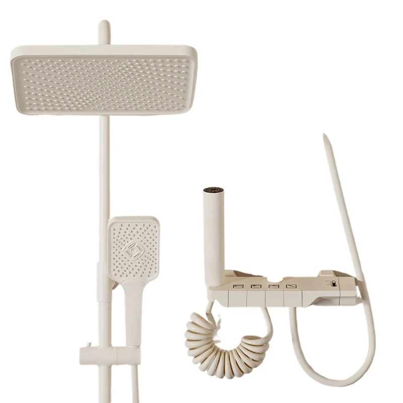 

All copper shower set for home smart constant temperature bathroom shower sun shower head sun pressurized nozzle