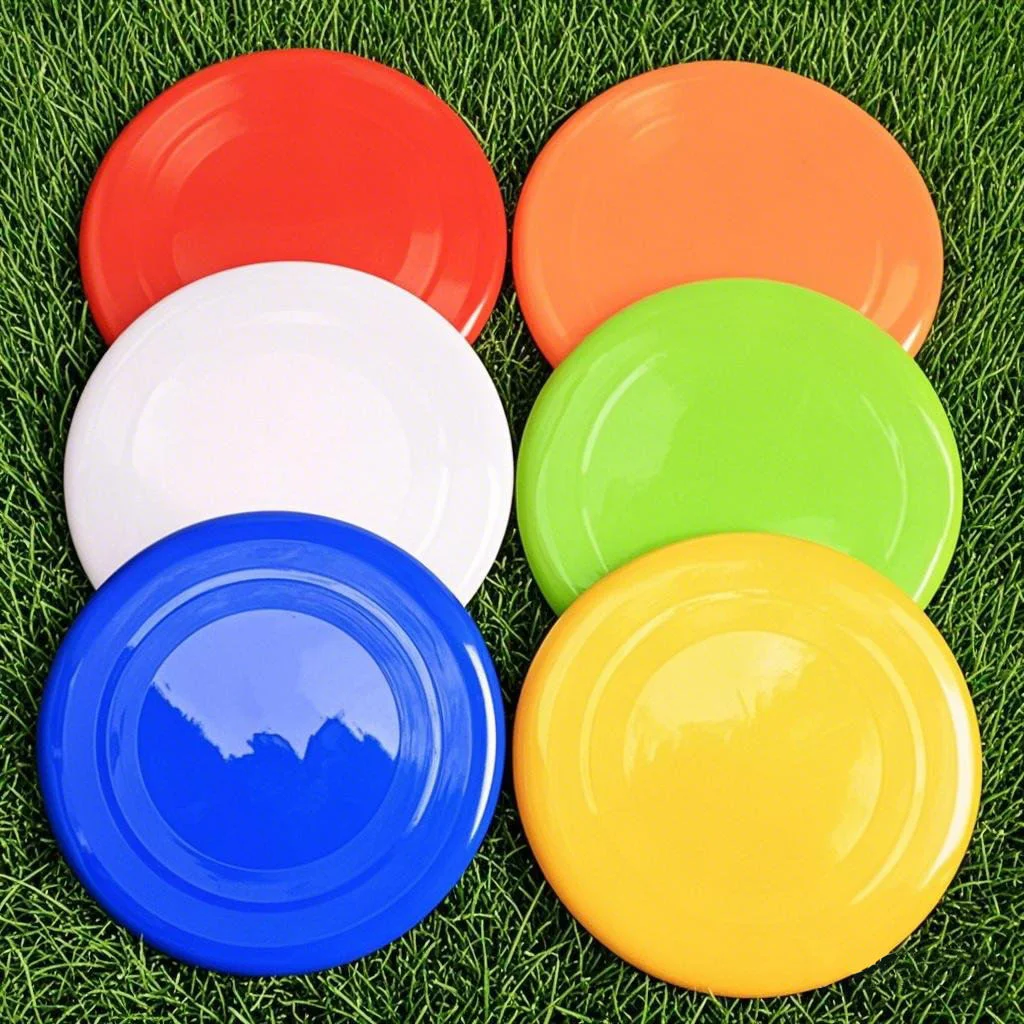 Wholesale Plastic Outdoor Training Colorful Flying Disk With Customizable Colors For Beach Lawn Park Camping Games