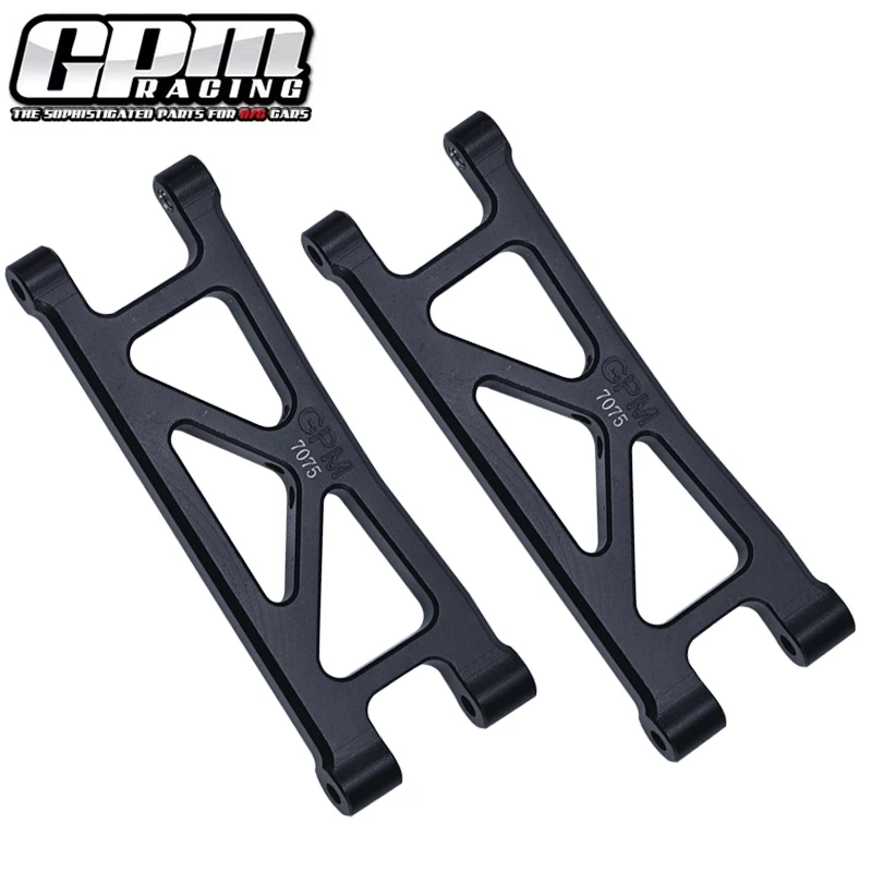 Brazos de suspensión inferiores traseros de aleación GPM 7075 para ARRMA Granite Grom Typhon Grom