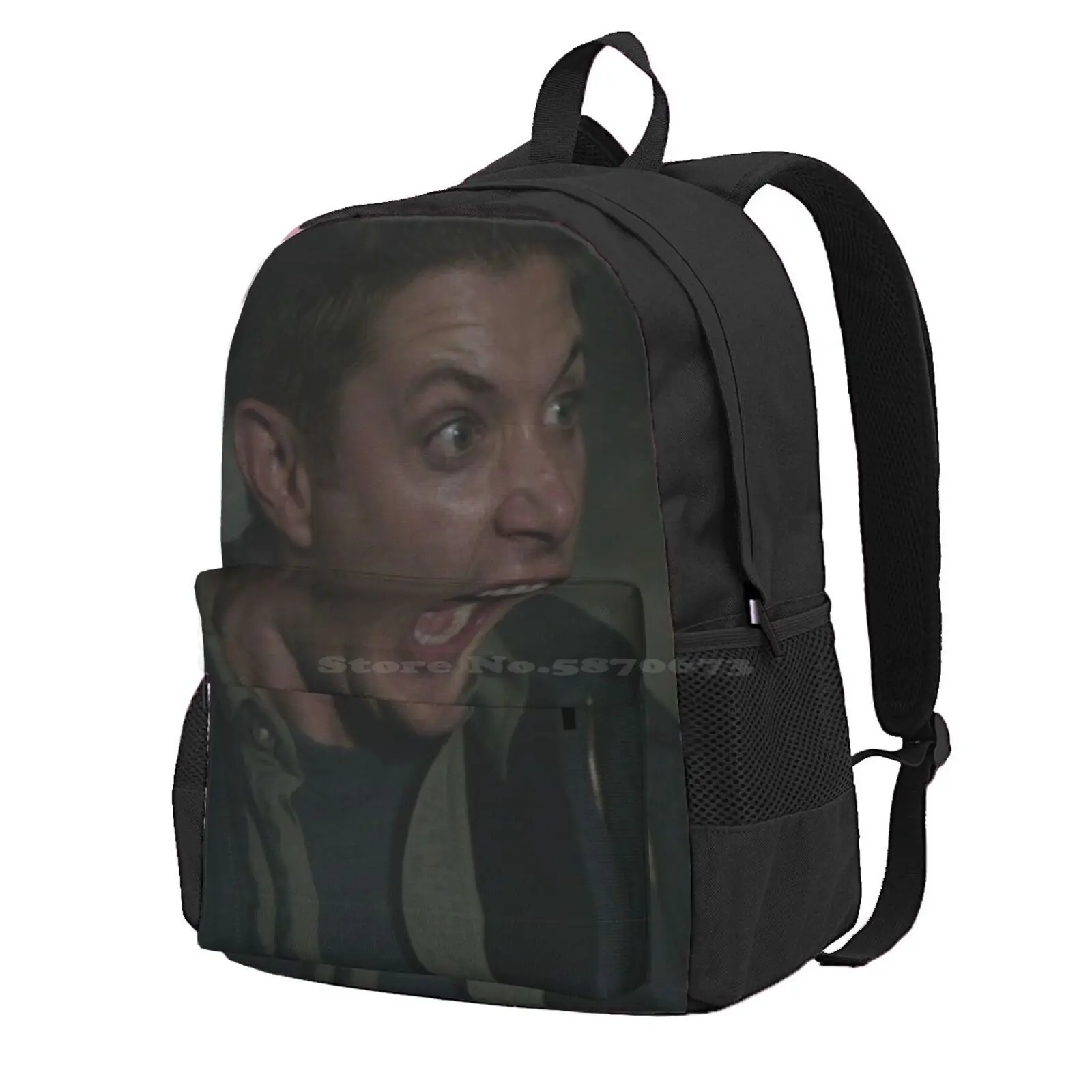 Dean Winchester Scream Hot Sale Schoolbag Backpack Fashion Bags Supernatural Dean Winchester