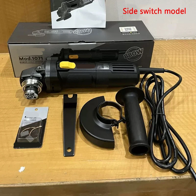 

Угловая шлифовальная машина 1070 с высокой мощностью 880 Вт, с боковой рукояткой, для резки