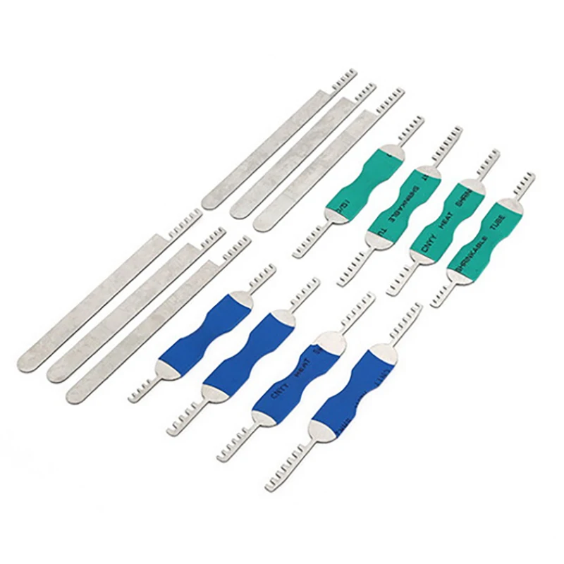 스테인레스 스틸 빗 잠금 풀 세트 수리 도구, 우회 방법 잠금 도구, 휴대용 선택 빗, 소방용, 7 개