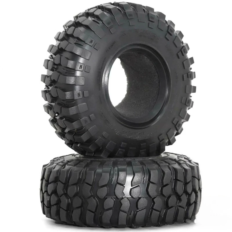 4PCS 1.9 pollici Simulato Gomma Arrampicata Pneumatico 106x37mm per 1/10 RC Crawler Auto Traxxas TRX4 AXIAL SCX10 RC4WD D90 D110 Accessori