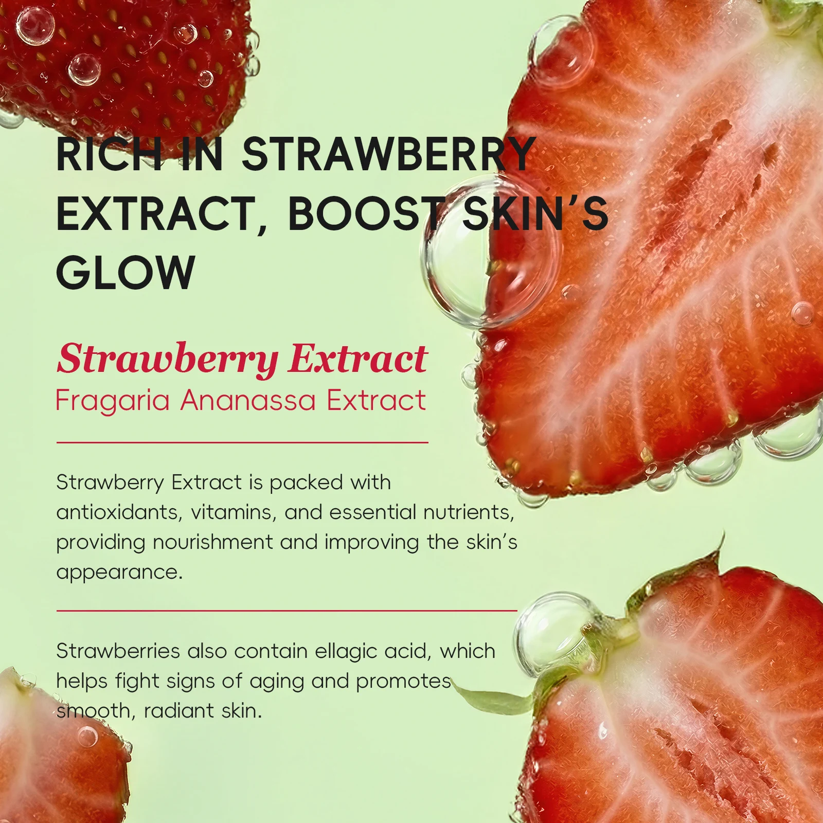 Quiyum Strawberry AHA & BHA Ni - Aha Bha Exfoliant ulasan dan harga