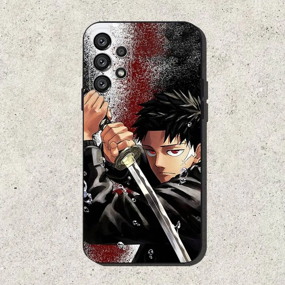 Чехол для телефона Kagurabachi для Samsung S25, S24, S21, S22, S23, S30, Ultra, S20, Plus, Fe, Lite, Note, 10,9,5G, черный чехол