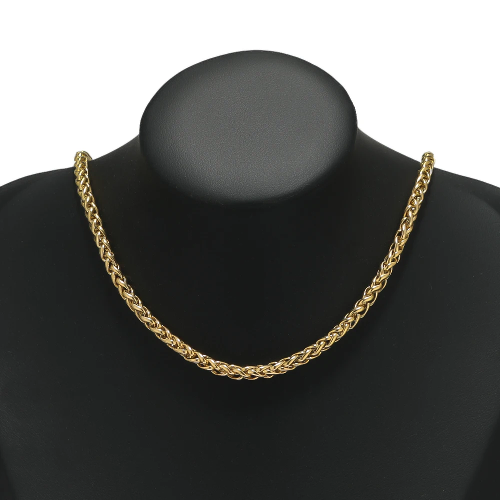 1 Meter Edelstahl Geflochtene Gliederketten für DIY Damen Punk Rock Halsketten Zubehör Schmuckherstellung Armband Zubehör – Detail 5