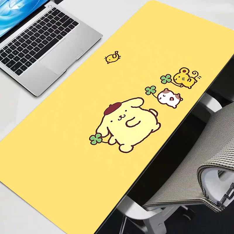 لوحة الماوس Pompompurin Kawaii سرعة الكمبيوتر نوع Varpet حصيرة للاعبين الرياضة الإلكترونية لوحة مفاتيح الكمبيوتر المحمول لوحة الماوس مكتب الكمبيوتر حصيرة مكتبية #3