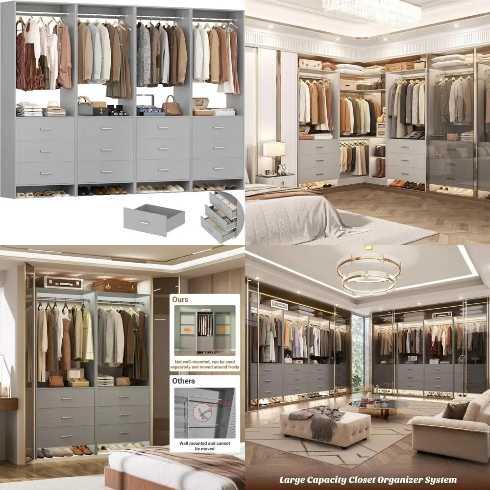 

Деревянная система-органайзер для небольших шкафов, эффективная вешалка для одежды в гардеробе для компактных решения для хранения вещей