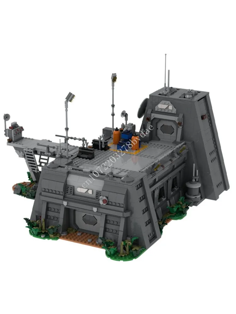 2838-teiliges Sci-Fi Walker Depot Baustein-Set Militärbasis Diorama-Modell Lehrreiches Montage-Spielzeug Geschenk für Erwachsene Dekoration