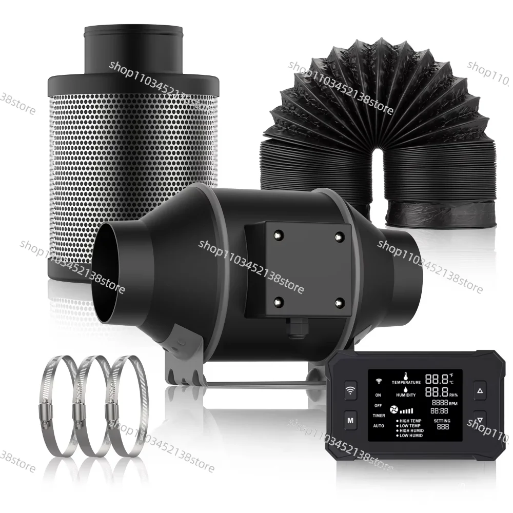 4 Inch Smart Inline Duct Fan w - đánh giá và giá Carbon Filter Inline