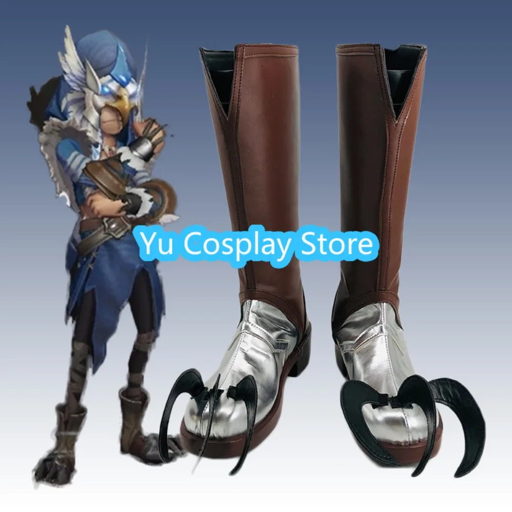 

Yu Cosplay Store Identity V Mercenary White Eagle Dance Cosplay Shoes Anime Cosplay Shoes Boots Halloween Costumes Props