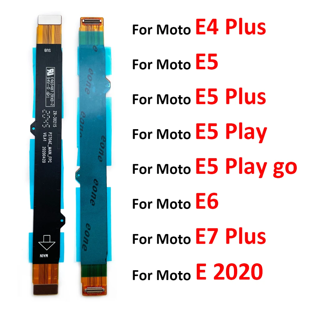 Mainboard For Motorola Moto E4 E5 Play Go E6 E7 Plus E 2020 E2020 Main Board Motherboard Connector Board Flex Cable