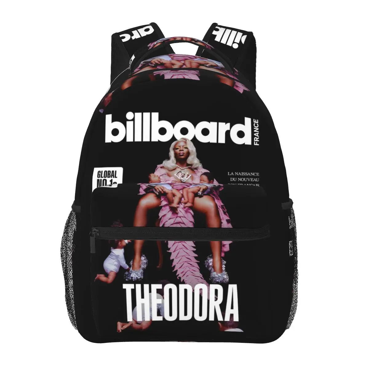 Rapper Theodora Mega Bbl Album Backpacks Boys Girls Bookbag Students School Bags Cartoon Rucksack Shoulder Bag Large Capacity