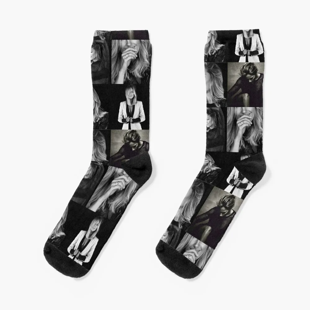 Helene Fischer Collage Socks christmas stocking with print Socks For Women Men's