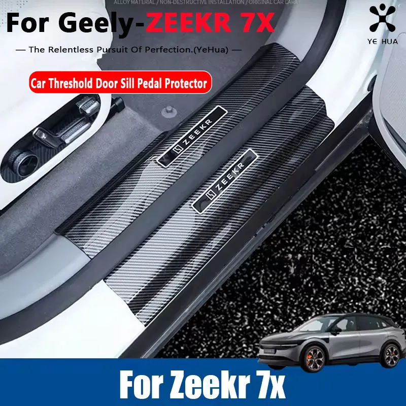 protezione-soglia-porta-auto-copertura-paraurti-posteriore-adesivi-in-fibra-di-carbonio-accessori-per-zeekr-7x-2025-2026