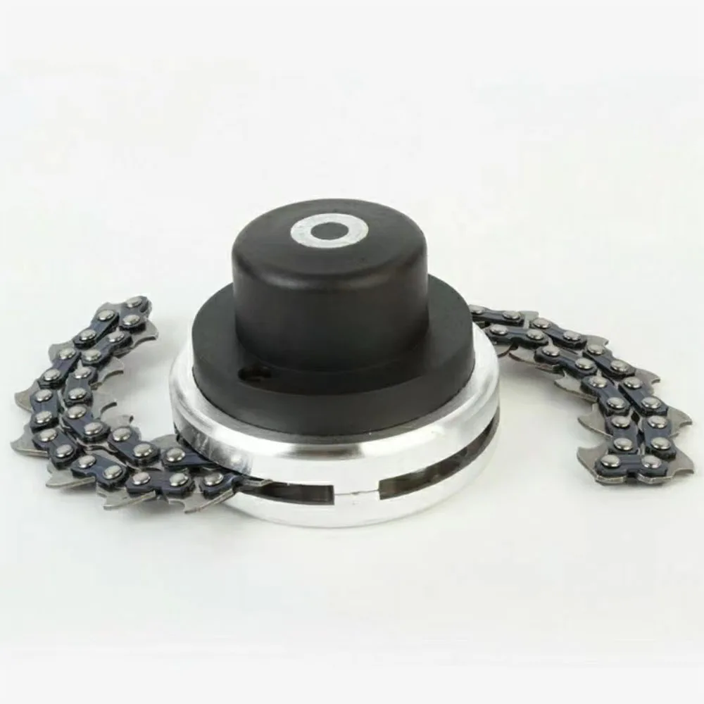 1pcs Chain Article Lawn Mower Mowing Head Wear-resistant Cordless Brush Cutter Weeding Working Head Chain Mowing Head