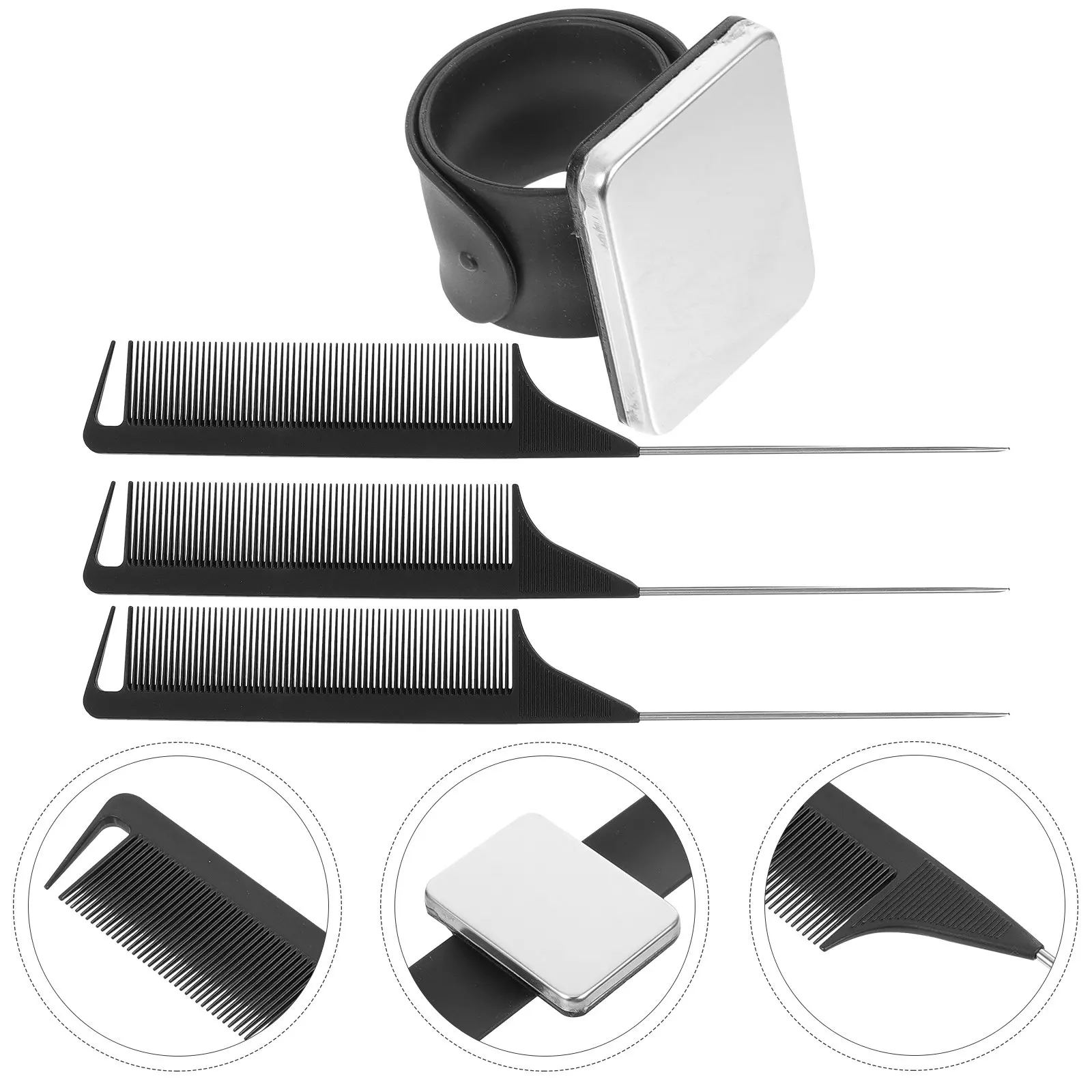 

Набор магнитных держателей для заколок: легкий и удобный магнитный браслет для парикмахеров, инструмент для хранения заколок