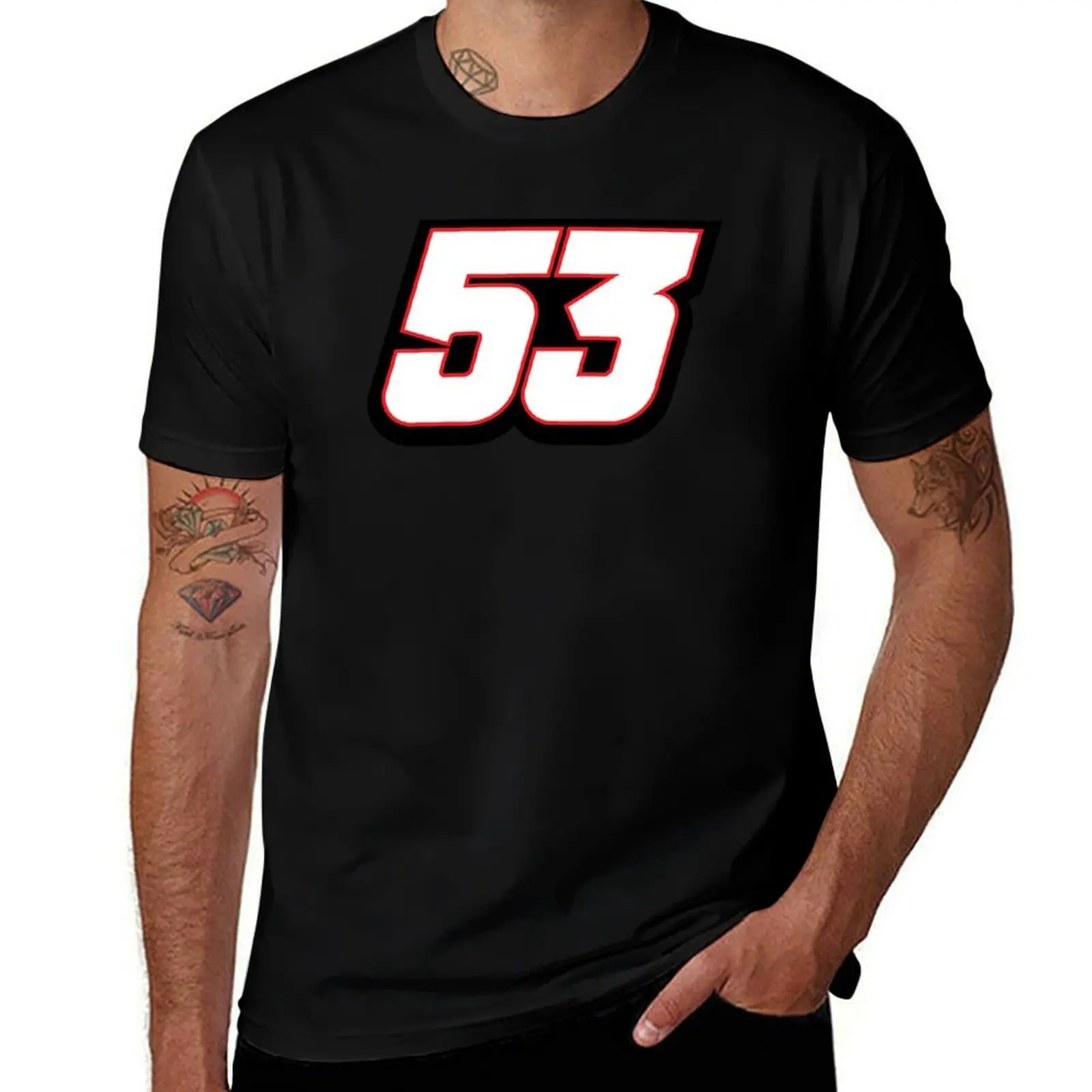 Deniz Oncu Number 53 T-Shirt Classic Print Short Sleeve Shirt