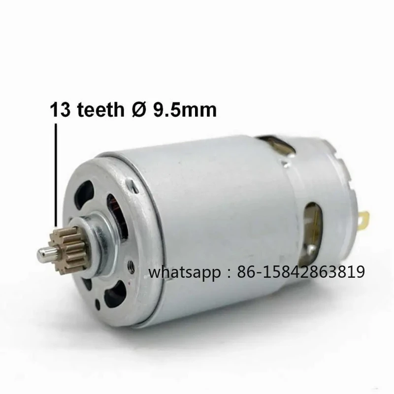 Motor DC RS550 de 13 dientes y 9.5 mm, repuesto para taladro atornillador inalámbrico BOSCH GSR GSB 10.8V 12V 14.4V 18V, piezas de repuesto