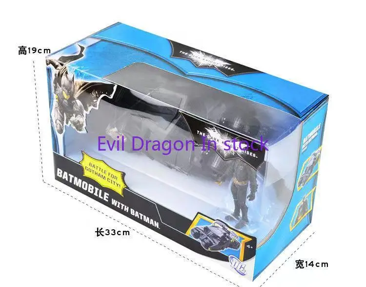 In Stock Bruce Wayne Mobile Batmobile Tumbler PVC Murciélago De Coche, Deluxe Action Figure Toy Collectible Gift