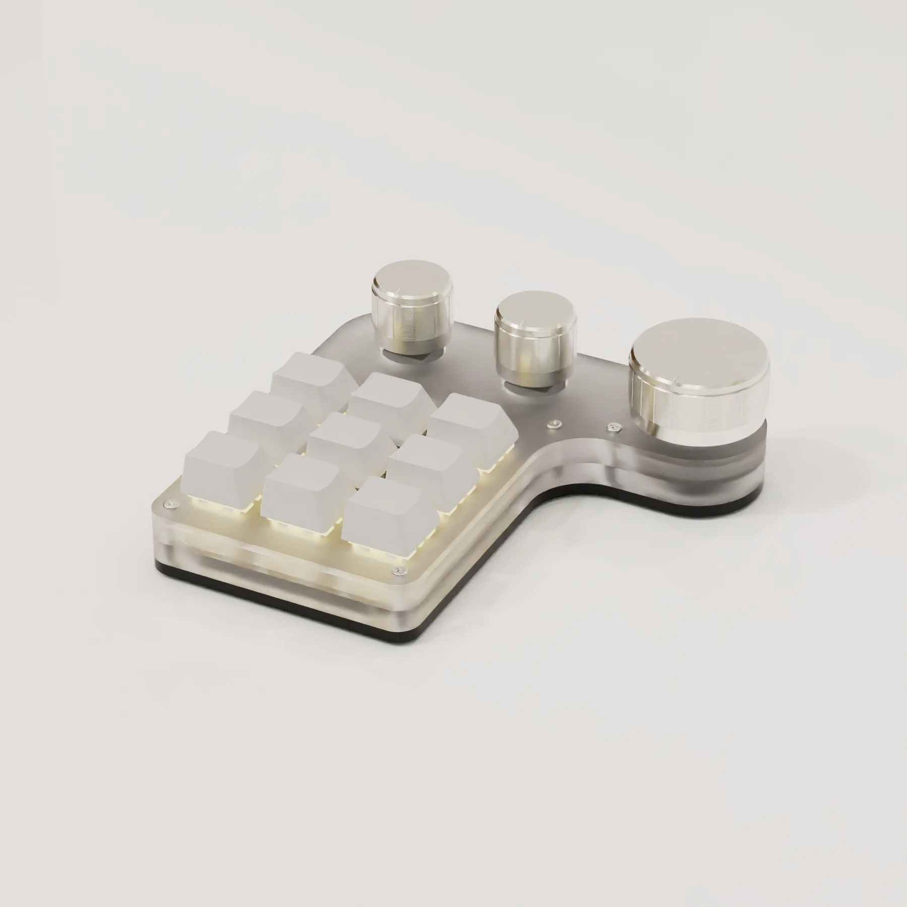 Teclado inalámbrico personalizado, atajo de oficina de modo Dual, copia y pega, juego de Audio, enchufe mecánico en caliente